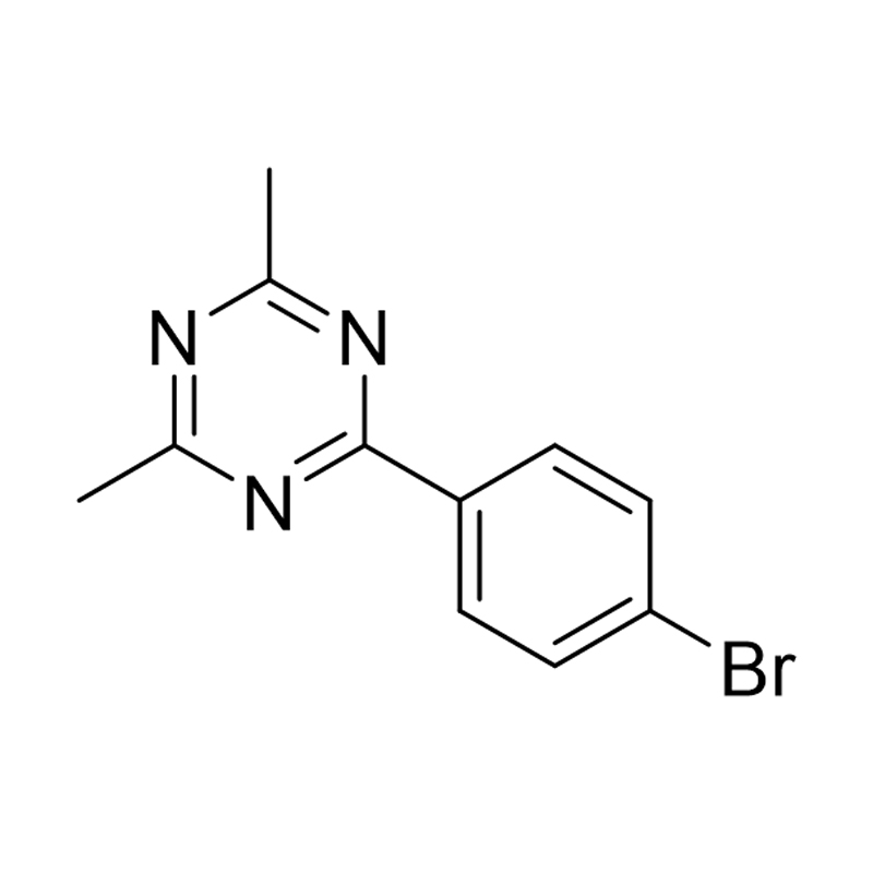 2-(4-bromophenyl) -4,6-dimethyl-1,3,5-triazine