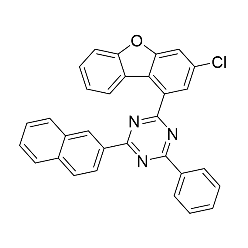 1,3,5-Triazine, 2-(3-chloro-1-dibenzofuranyl) -4-(2-naphthalenyl)-6-phenyl-