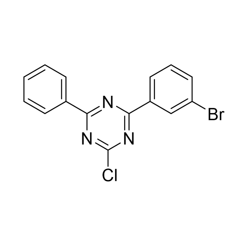 2-(3-bromophenyl) -4-chloro-6-phenyl-1,3,5-triazinum